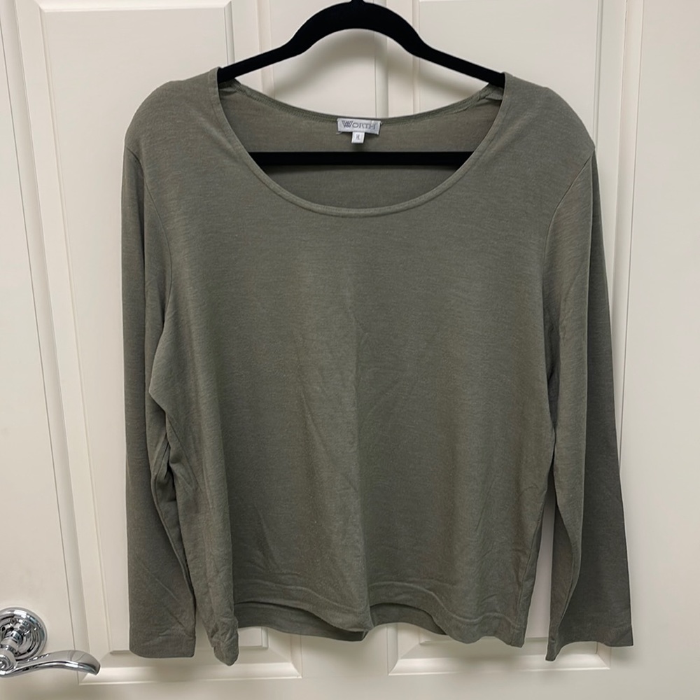 Worth Collection Scoop Neck jersey T Shirt